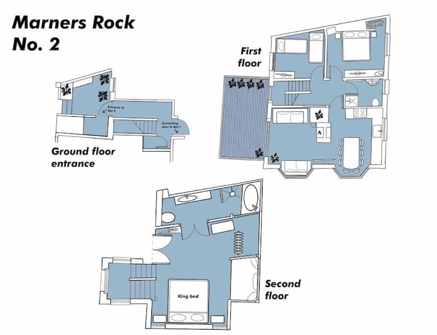 Marners Rock No 2 Apartment Fowey Exterior photo